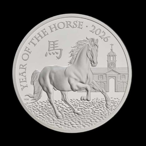 Lunar Year of the Horse 2026 1oz Silver Proof Trial Piece