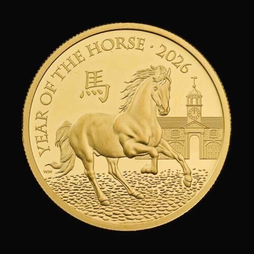 Lunar Year of the Horse 2026 1oz Gold Proof Trial Piece