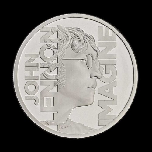 John Lennon 2025 2oz Silver Proof Trial Piece