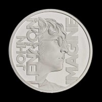 John Lennon 2025 2oz Silver Proof Trial Piece