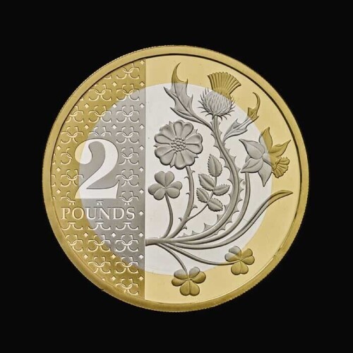 Definitive &pound;2 2025 Silver Proof Trial Piece