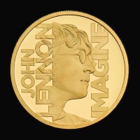 John Lennon 2025 1oz Gold Proof Trial Piece