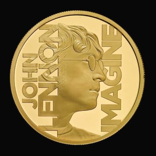 John Lennon 2025 2oz Gold Proof Trial Piece