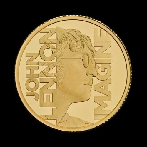 John Lennon 2025 1/4oz Gold Proof Trial Piece
