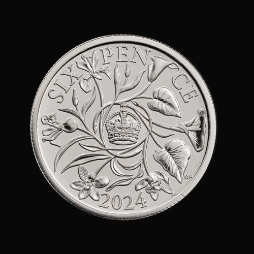 The Sixpence 2024 Silver Brilliant Uncirculated Trial Piece