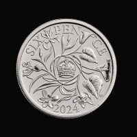 The Sixpence 2024 Silver Brilliant Uncirculated Trial Piece