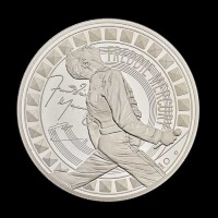 Freddie Mercury 2025 10oz Silver Proof Trial Piece