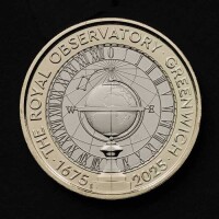350 Years of the Royal Observatory, Greenwich 2025 &pound;2 Brilliant Uncirculated Trial Piece