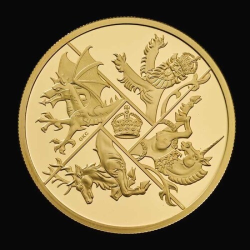 The Four Nations 2025 2oz Gold Proof Trial Piece