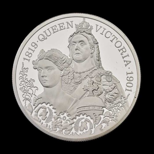 The Life of Queen Victoria 2026 &pound;5 Silver Proof Piedfort Trial Piece