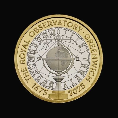 350 Years of the Royal Observatory, Greenwich 2025 &pound;2 Silver Proof Trial Piece