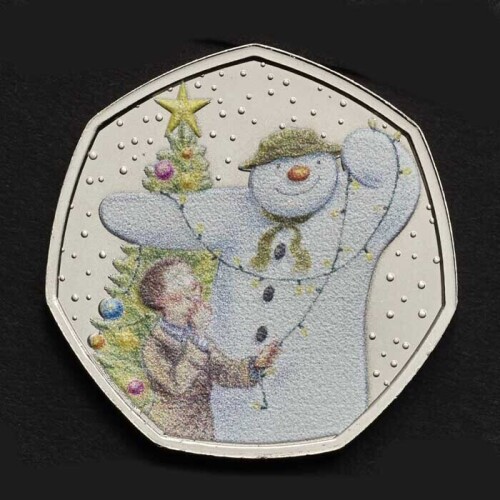 The Snowman&trade; 2025 50p Brilliant Uncirculated Trial Piece