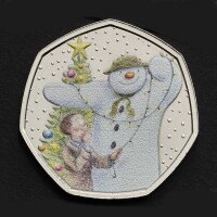 The Snowman&trade; 2025 50p Brilliant Uncirculated Trial Piece