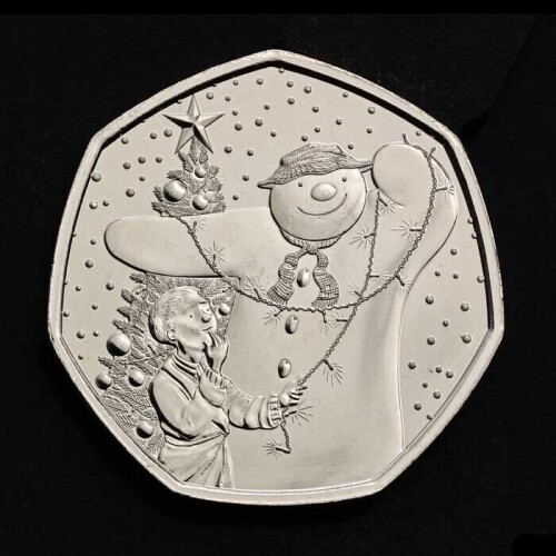 The Snowman&trade; 2025 50p Brilliant Uncirculated Trial Piece