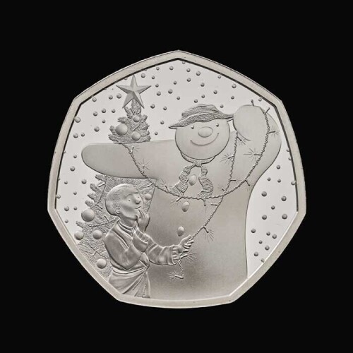 The Snowman&trade; 2025 50p Silver Proof Trial Piece