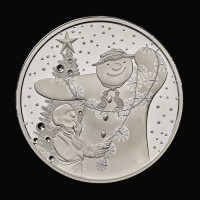 The Snowman&trade; 2025 1kg Silver Proof Trial Piece