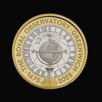 350 Years of the Royal Observatory, Greenwich 2025 &pound;2 Silver Proof Piedfort Trial Piece