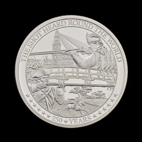 The Battles of Lexington and Concord 2025 1oz Silver Proof Trial Piece (The Battle of Independence )