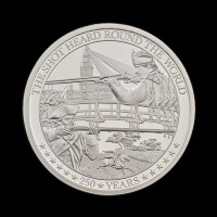 The Battles of Lexington and Concord 2025 1oz Silver Proof Trial Piece (The Battle of Independence )