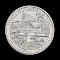 The Battles of Lexington and Concord 2025 2oz Silver Proof Trial Piece (The Battle of Independence)