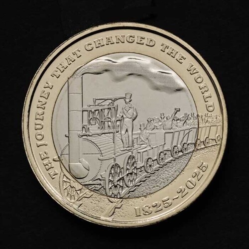 200 Years of the Modern Railway 2025 &pound;2 Brilliant Uncirculated Trial Piece
