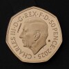 The 80th Anniversary of VE Day 2025 50p Gold Proof Trial Piece - 2