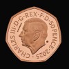 The 80th Anniversary of VE Day 2025 50p Gold Proof Trial Piece - 2