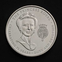 The 75th Birthday of HRH The Princess Royal 2025 &pound;5 Brilliant Uncirculated Trial Piece
