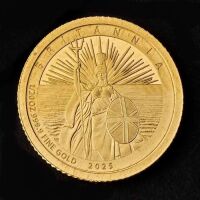 Britannia 2025 1/20oz Gold Proof Trial Piece