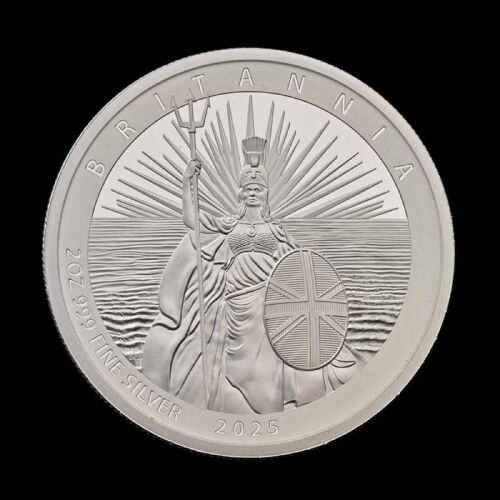 Britannia 2025 2oz Silver Proof Trial Piece