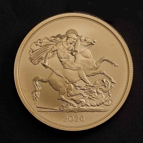 The Five-Sovereign Piece 2026 Gold Brilliant Uncirculated Trial Piece