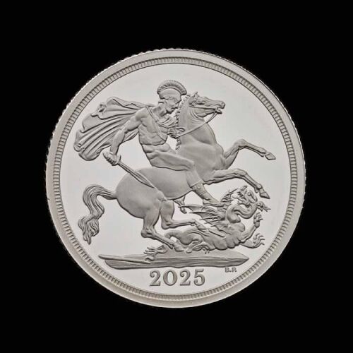 The Sovereign 2025 Silver Proof Trial Piece