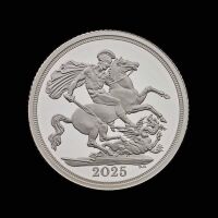 The Sovereign 2025 Silver Proof Trial Piece