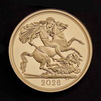 The Sovereign 2026 Gold Proof Trial Piece