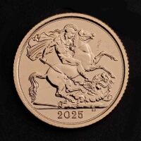 The Half-Sovereign 2025 Gold Bullion Trial Piece