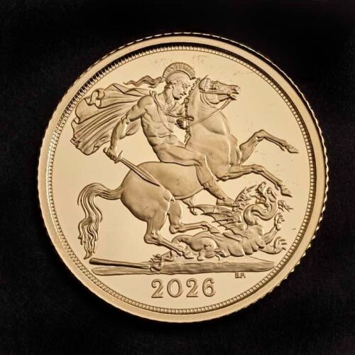 The Half-Sovereign 2026 Gold Proof Trial Piece