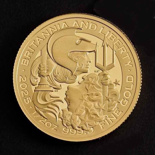 Britannia and Liberty 2025 1/2oz Gold Proof Trial Piece