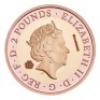 Agatha Christie: 100 Years of Mystery 2020 &pound;2 United Kingdom Gold Proof Die Trial Piece - 2