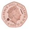 Team GB Tokyo 2020 Olympics Held in 2021 50p Gold Proof Die Trial Piece - 2