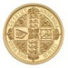 Gothic Crown Quartered Arms 2021 2oz Gold Proof Die Trial Piece