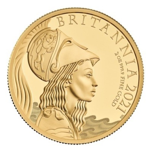 The Britannia 2021 2oz Gold Proof Die Trial Piece Premium Exclusive
