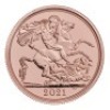 The Double-Sovereign 2021 Gold Bullion Die Trial Piece
