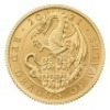 The Queen&rsquo;s Beasts 2021 UK 1/4oz Reverse Frosted Gold Proof Complete Set (10 pieces) Die Trial Piece Set