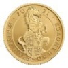 The Queen&rsquo;s Beasts 2021 UK 1/4oz Reverse Frosted Gold Proof Complete Set (10 pieces) Die Trial Piece Set - 6