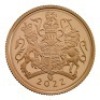 The Half-Sovereign 2022 UK Gold Proof Die Trial Piece