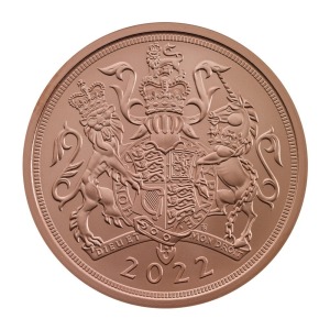 The Platinum Jubilee of Her Majesty The Queen 2022 Celebration Sovereign Die Trial Piece