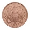 The Double-Sovereign 2022 Gold Proof Die Trial Piece
