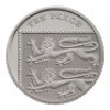 The Platinum Jubilee of Her Majesty the Queen 2022 Definitive 10p Platinum Proof Die Trial Piece