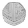 The Platinum Jubilee of Her Majesty the Queen 2022 Definitive 50p Platinum Proof Die Trial Piece