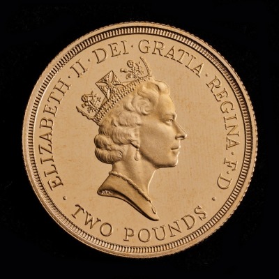 1986 Gold Proof £2